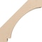 Ekena Millwork 3-inch W x 18-inch D x 18-inch H Imperial Rough Cedar Woodgrain TimberThane Knee Brace, Primed BRCUR03X18X18IMPRCPR - alternate 4